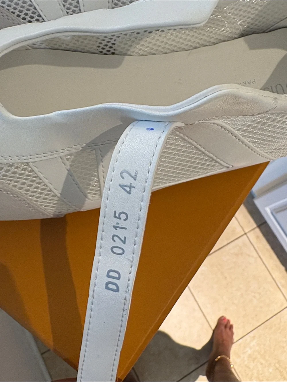 Louis Vuitton Sneakerina Mary Jane - all white colorway